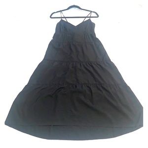 BCBG MaxAzria Black Fannie Tiered Dress